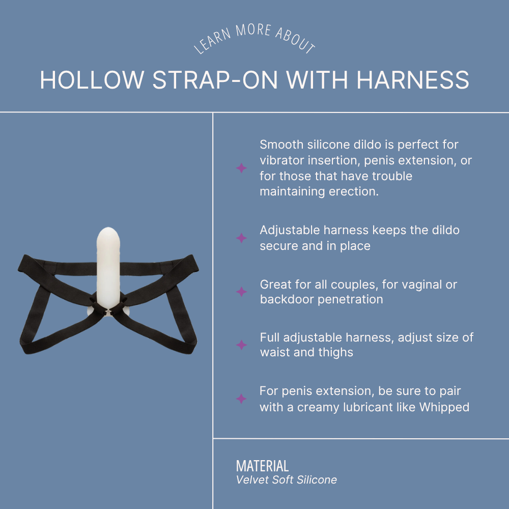 Hollow Strap-On with Harness