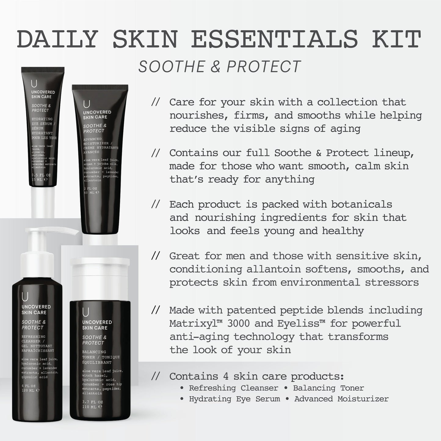 Daily Skincare Set - Soothe & Protect