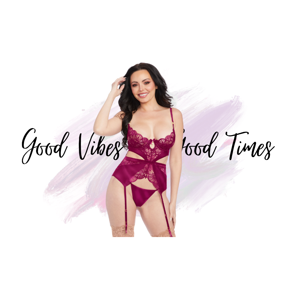 Lotus Cutout Bustier Set
