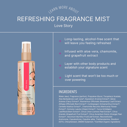 Refreshing Fragrance Mist - Love Story