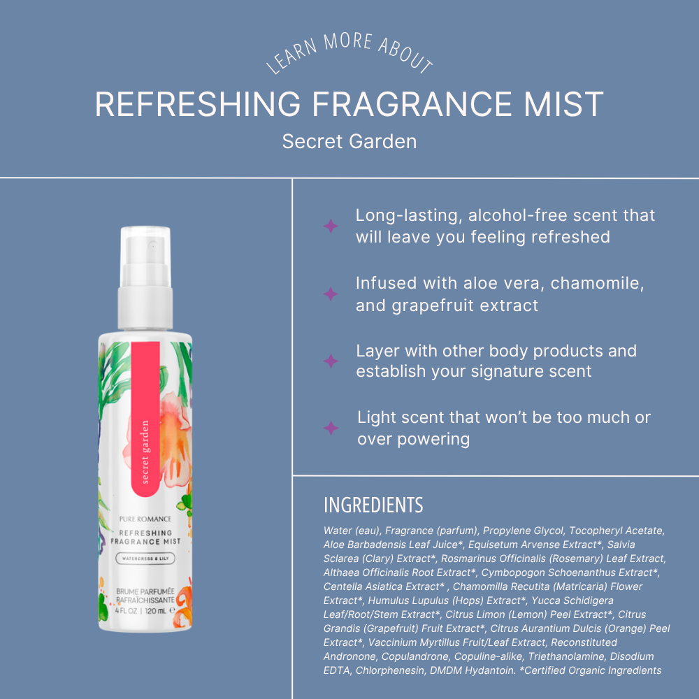 Refreshing Fragrance Mist - Secret Garden
