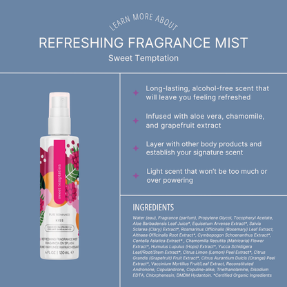 Refreshing Fragrance Mist - Sweet Temptation
