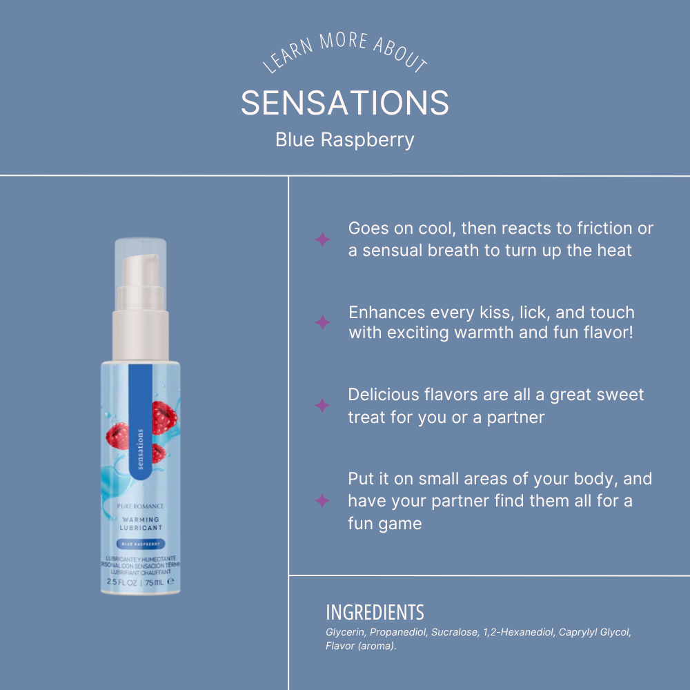 Sensations Warming - Blue Raspberry