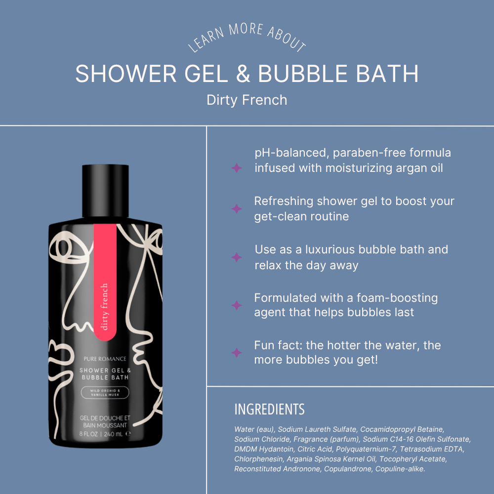 Shower Gel & Bubble Bath - Dirty French
