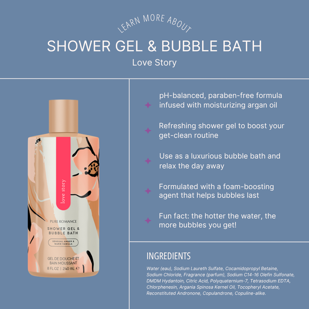 Shower Gel & Bubble Bath - Love Story