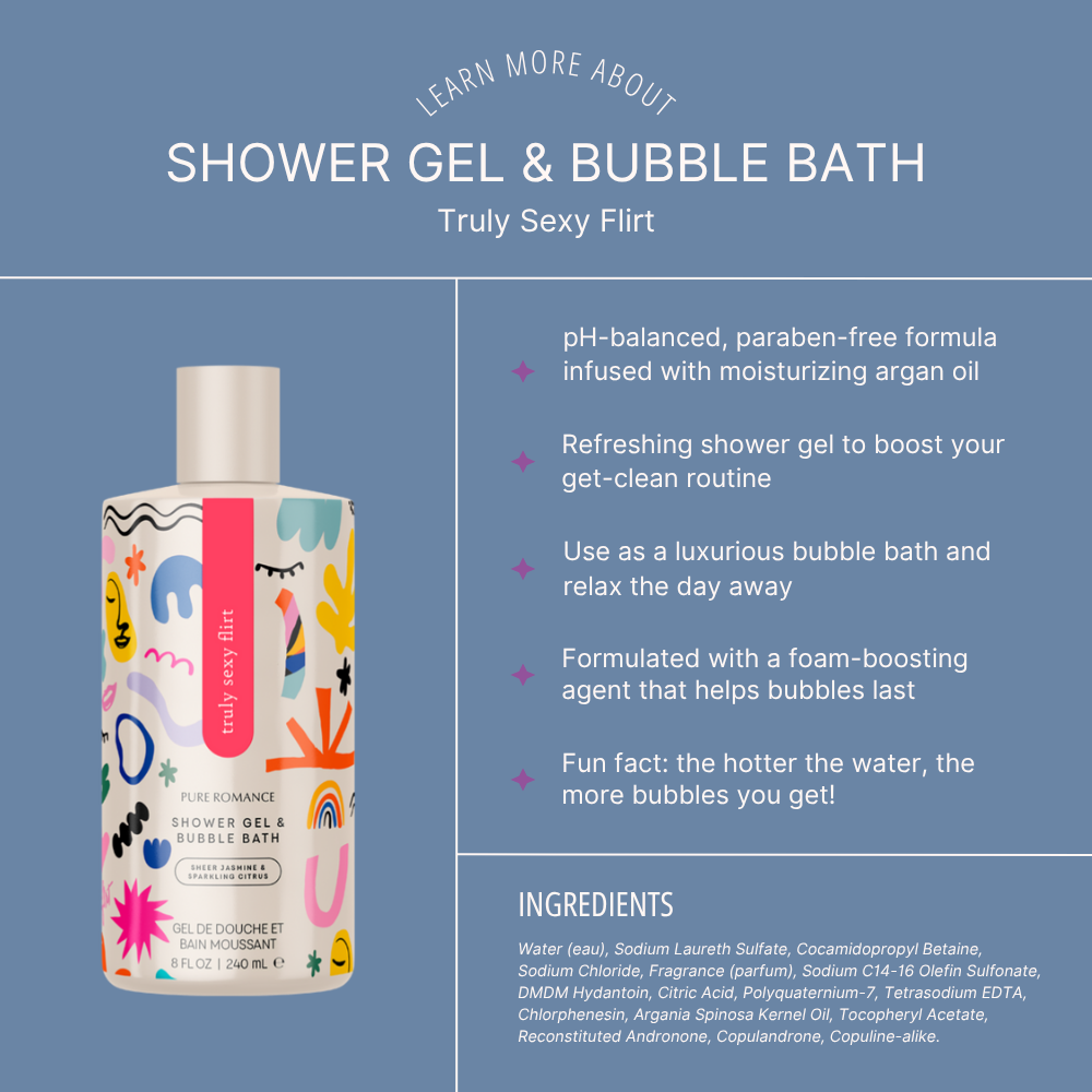 Shower Gel & Bubble Bath - Truly Sexy Flirt