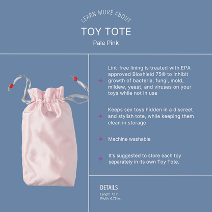 Toy Tote - Pale Pink