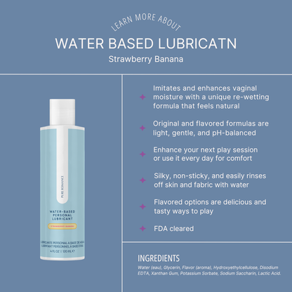 Water Based Personal Lubricant - Strawberry Banana