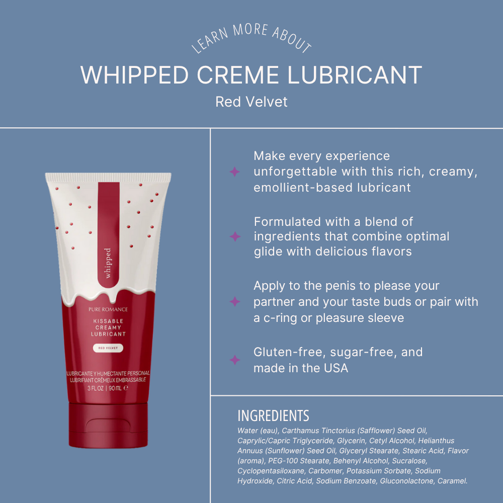 Whipped Creme Lubricant - Red Velvet