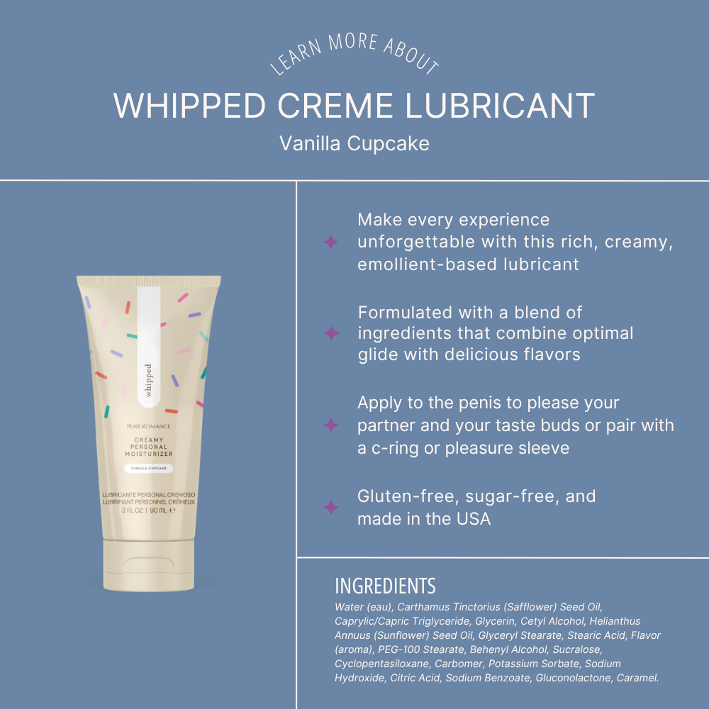 Whipped Creme Lubricant - Vanilla Cupcake